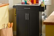 Kitchen cabinet  stainless steel worktop Mini Kitchen island Kirchen trolley wheels