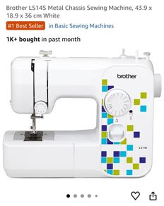 Sewing Machine + protecting cover