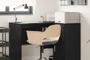 Corner Desk Black oak 102 x 50 x 75 cm