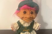 Vintage RUSS  Trolls Around the World Germany pink Hair