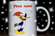 Personalised Woody Woodpecker mug