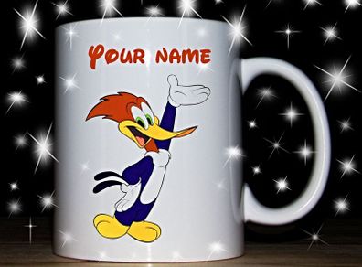 Personalised Woody Woodpecker mug