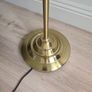 Ikea BAROMETER floor/reading lamp, brass-colour Image 6