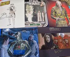 Star Wars autograph bundle