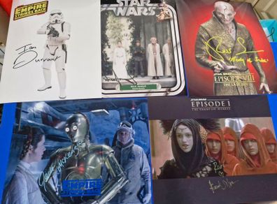 Star Wars autograph bundle