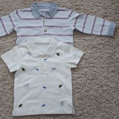 (6-9M) Like NEW 2 Boy Polo Shirts Summer