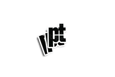 Department of Post and Telegraphs Glossy Sticker 2-Pack