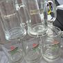 5 Vintage Heineken 1/2 pint, glass beer tankards/mugs. Image 4