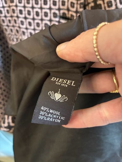 Diesel wool coat