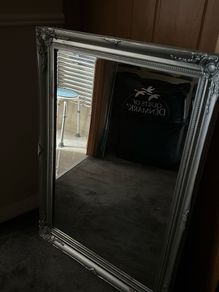 Antique style silver mirror