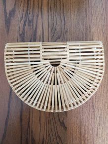 Bamboo Clutch Handbag