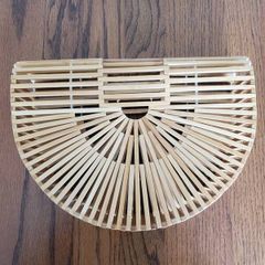 Bamboo Clutch Handbag