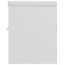 Sink Cabinet with Built-in Basin White Chipboard Image 10