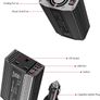 200-300W Power Inverter DC 12V to AC 230V 240V Transformer Car Charger Lighter Adapter with 3 Pin Plug and Dual USB Ports (Black) Image 8