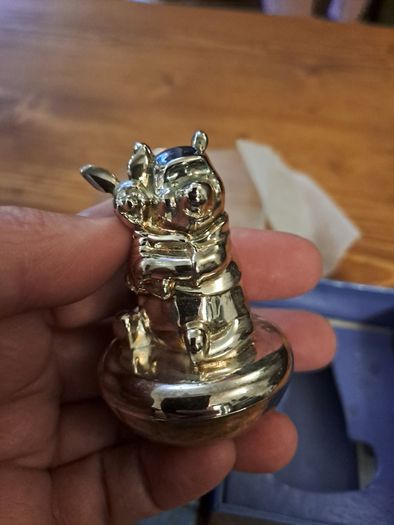 Disney Winnie the Pooh Piglet Silver Plated First Tooth Box