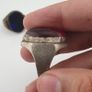 Antique Ring Collection Lot of 15 Brass Stone & Glass Rings Image 7