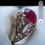Vintage 9kt yellow gold oriental Ruby ring Image 2