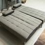 FINAL UNITS DARK GREY fabric Sofa Bed with Chaise and Cushions Image 8