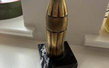 Rare Coca Cola Brass Bottle