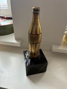 Rare Coca Cola Brass Bottle