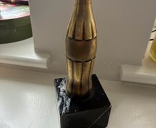 Rare Coca Cola Brass Bottle