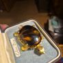 Rare Find Vintage Glass Turtle Brooch and Pendant Image 2