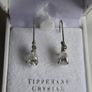 Vintage Sterling Silver Drop Earrings 1,84g Image 3