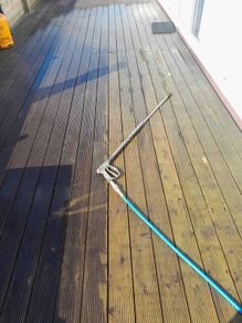 mobile home + deck washing