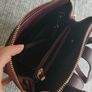 Dune backpack / handbag in burgundy Image 4
