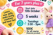 Kids crochet course 5 weeks