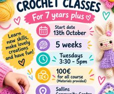 Kids crochet course 5 weeks