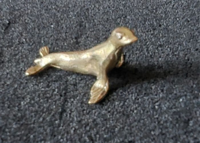 3 brass animals. Solid brass.
