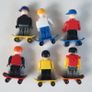 Lego minifigure bundle inc bikes skateboards Image 5
