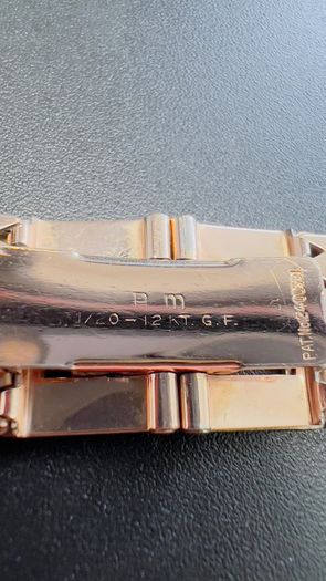 Gold watch bracelet