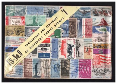 USA Anniversary and Centenary 40 different Choice Stamps Pack