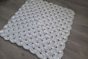 Stunning handmade christening blanket