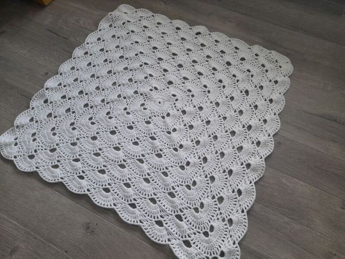 Handmade christening blankets