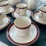 Mid Century Alfred Meakin Demitasse Set, 15 Piece English Coffee Service, 1950s Image 2