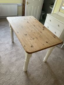 Solid Pine Farmhouse Table Rustic Style
