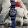 Citizen Promaster Professional Diver Automatic Watch With Navy Rubber Strap Brand New Image 3