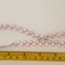 Natural Pink Pearl and silver Necklace Bracelet and Earrings Image 3