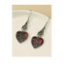 Vintage Style Red Rose Necklace + matching earrings available Image 3