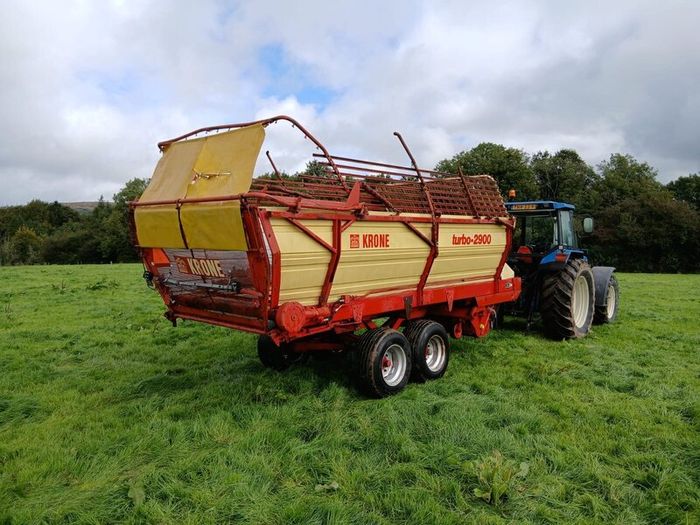 Krone Turbo 2900 Silage Wagon Zero Grazer