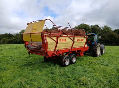 Krone Turbo 2900 Silage Wagon Zero Grazer