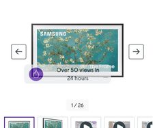 Samsung tv the frame 32"