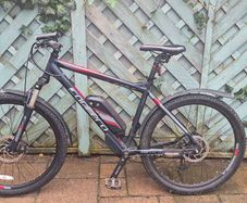 Carrera Electric Mountain Bike | Black & Red | 1,734 Miles