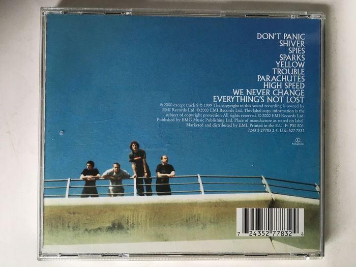 Coldplay [2000] Parachutes (CD Album)
