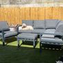 Fire pit table and chairs set Image 3