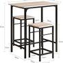 Dining table and 2 stools Image 6