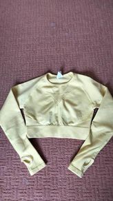 Yellow Gym Top Size Small